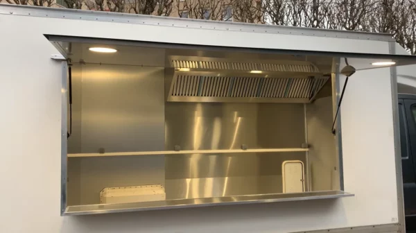 Hotte Professionnelle Statique Trapèze - Cuisine Pro - FoodTruck