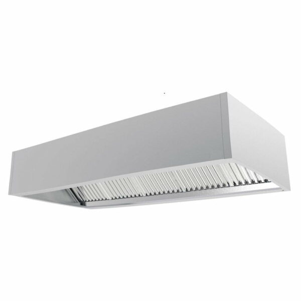 Hotte Professionnelle Statique Cubique - Cuisine Pro