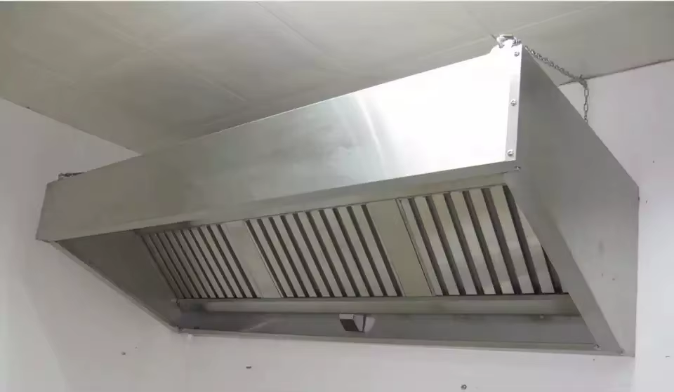 Hotte à Casquette Trapèze - Cuisine Professionnelle