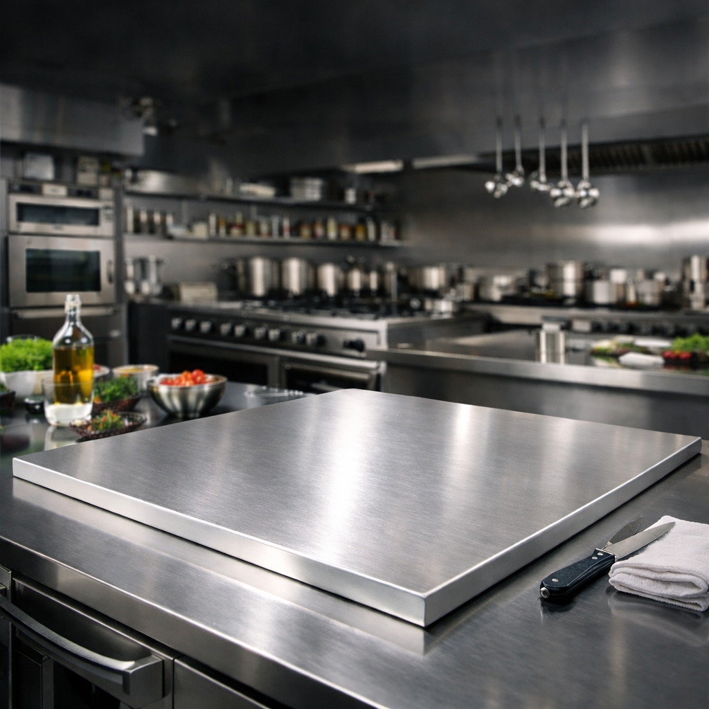 La Plaque Inox Alimentaire – Indispensable pour Votre Cuisine Professionnelle